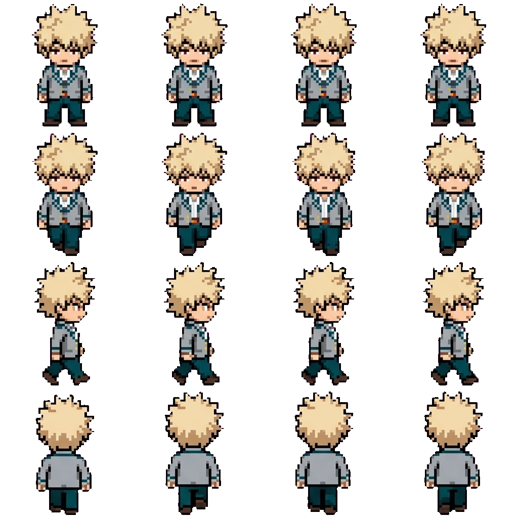 Katsuki Bakugo movement sprite