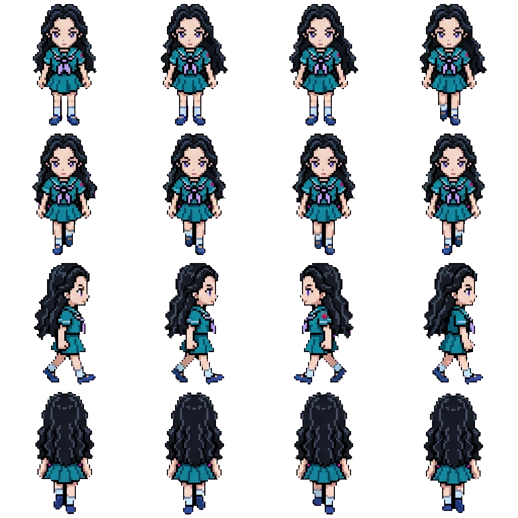 Yukako movement sprite