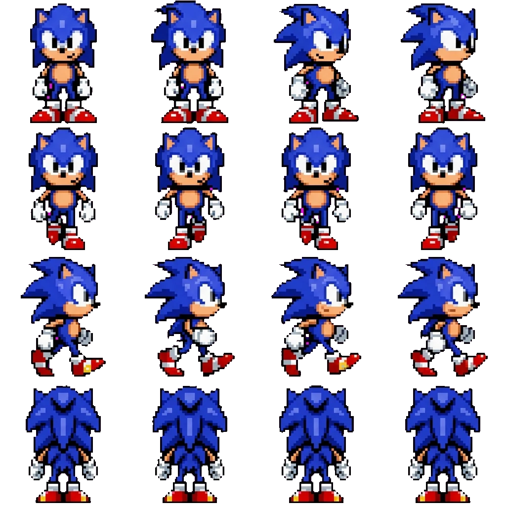 Sonic movement sprite