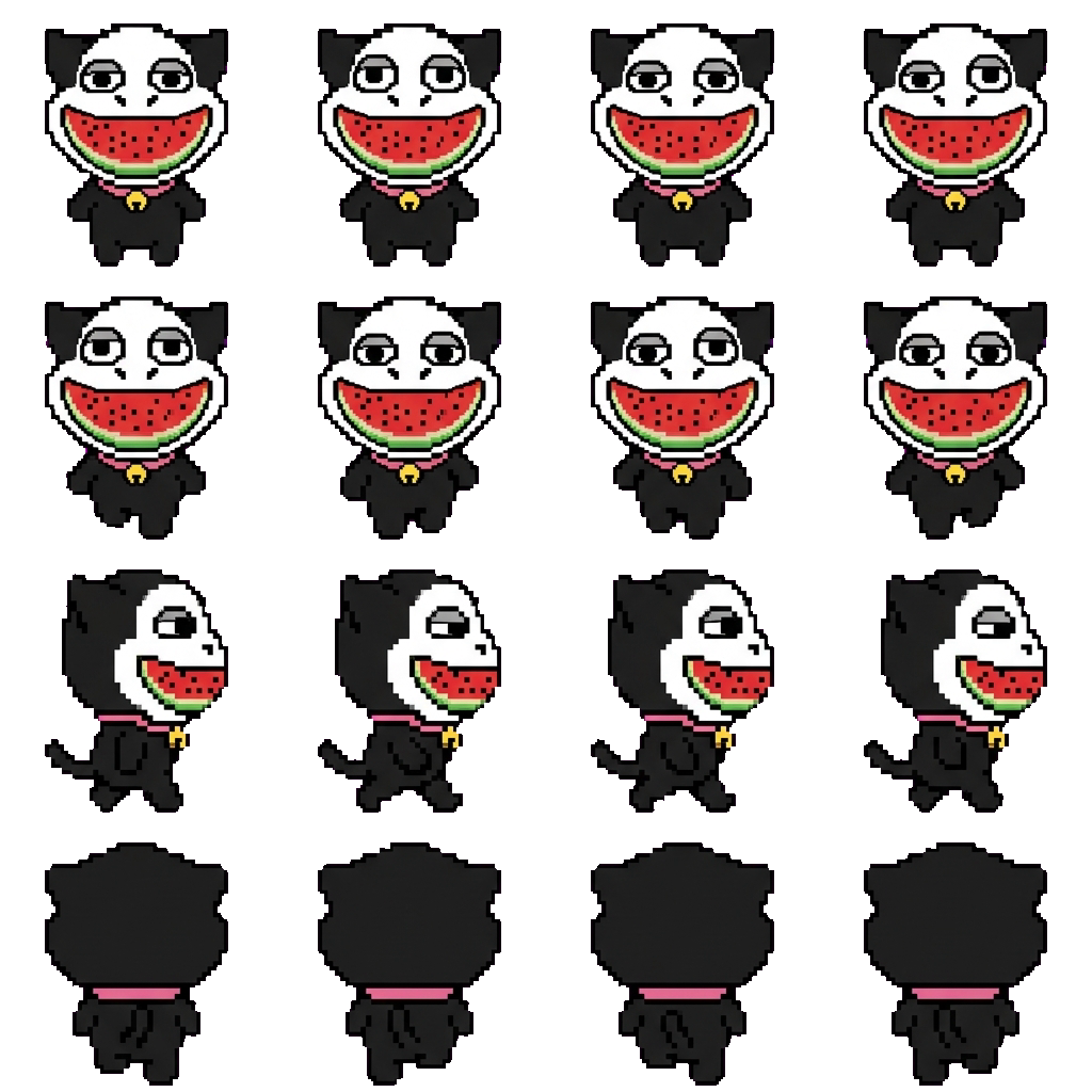 Tom Watermelon movement sprite