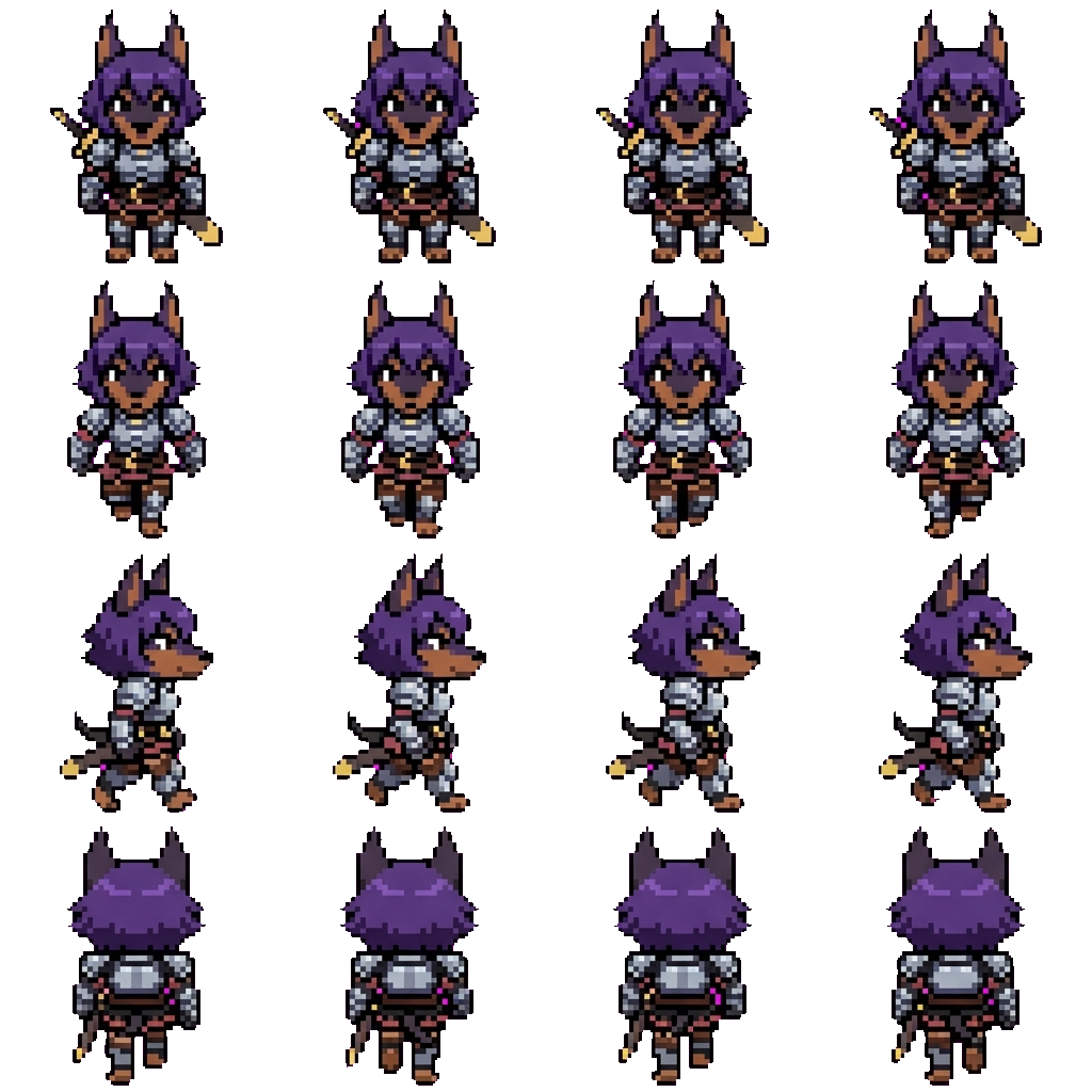Nura movement sprite