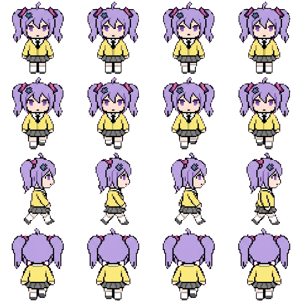 Yumi movement sprite