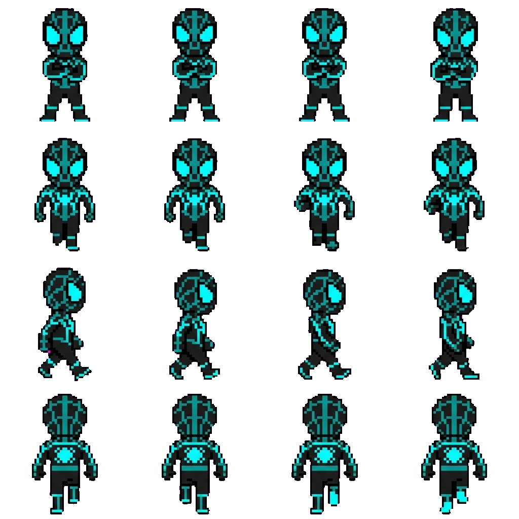 Julie movement sprite