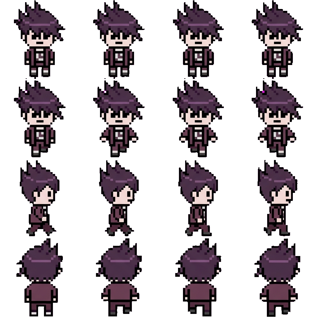 Кайто Момота movement sprite