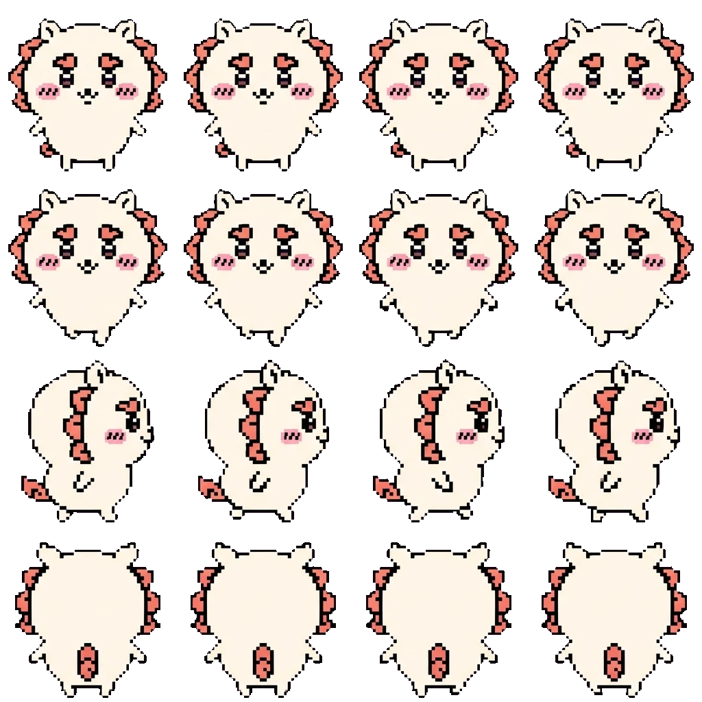 Shisa movement sprite