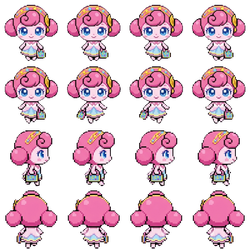 Stickerping movement sprite