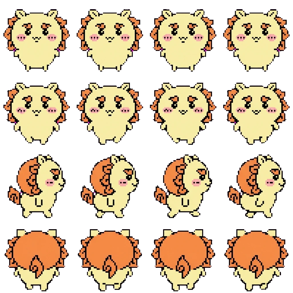 Shisa movement sprite
