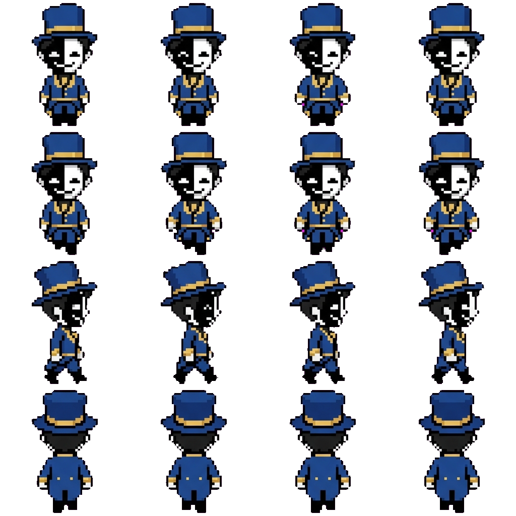 Ticket Taker movement sprite