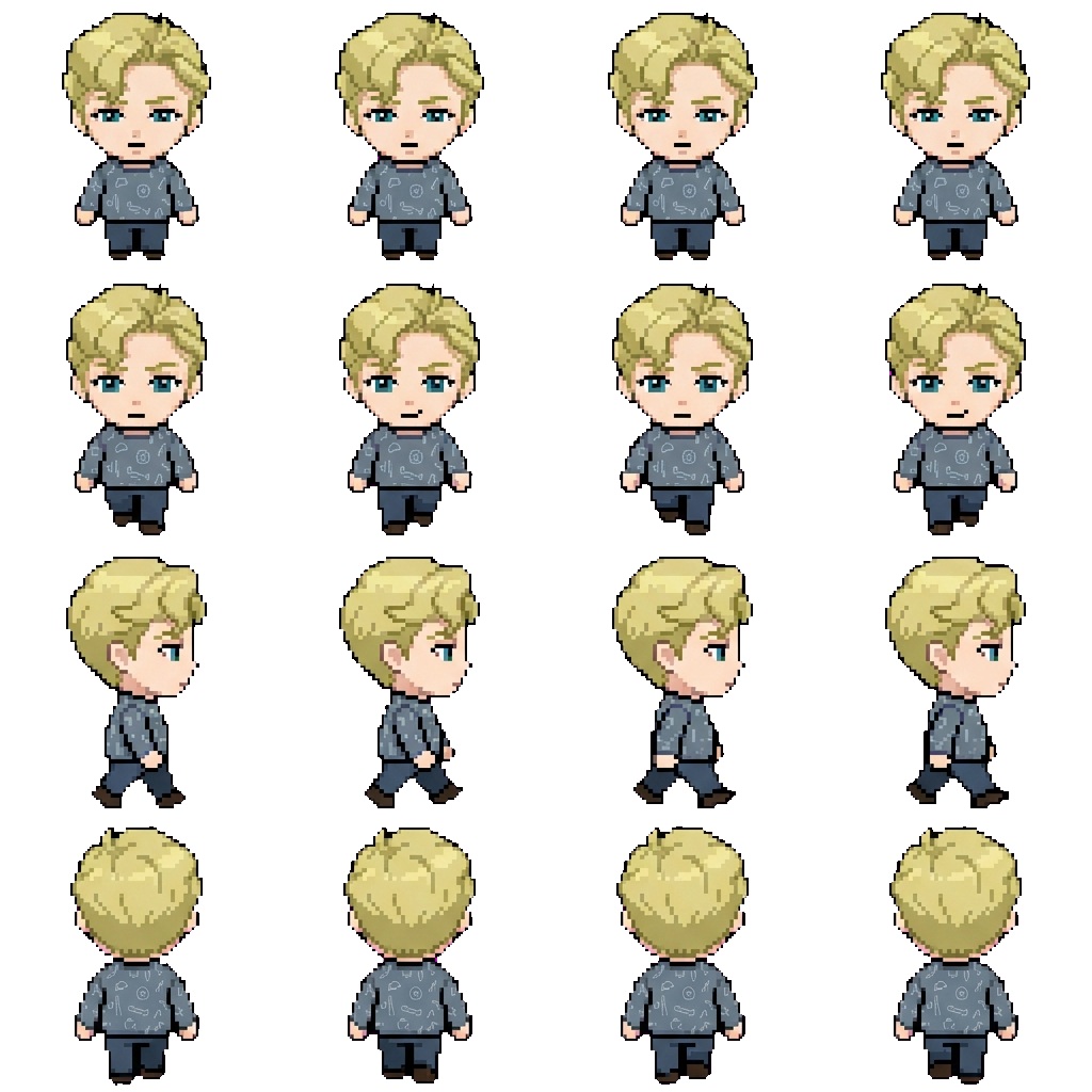 Jack movement sprite