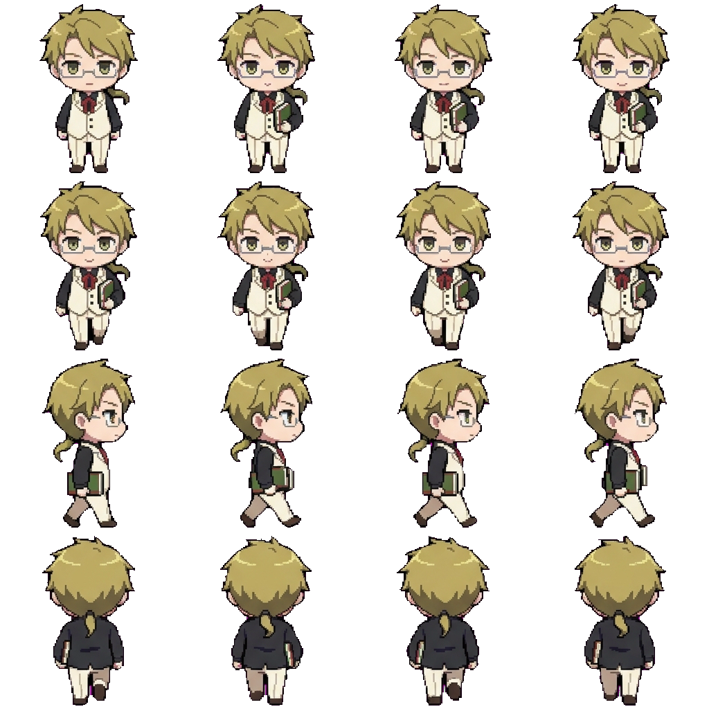 Doppo Kunikida movement sprite