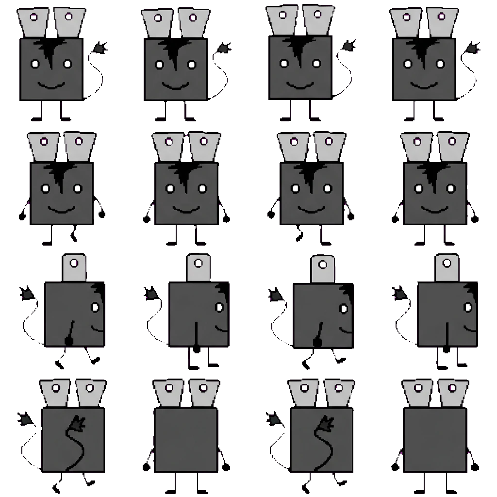 Hiry movement sprite