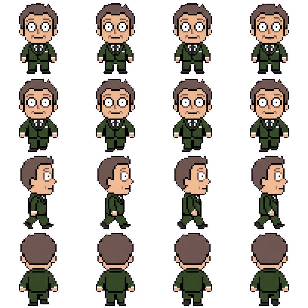 Doofus Jerry movement sprite
