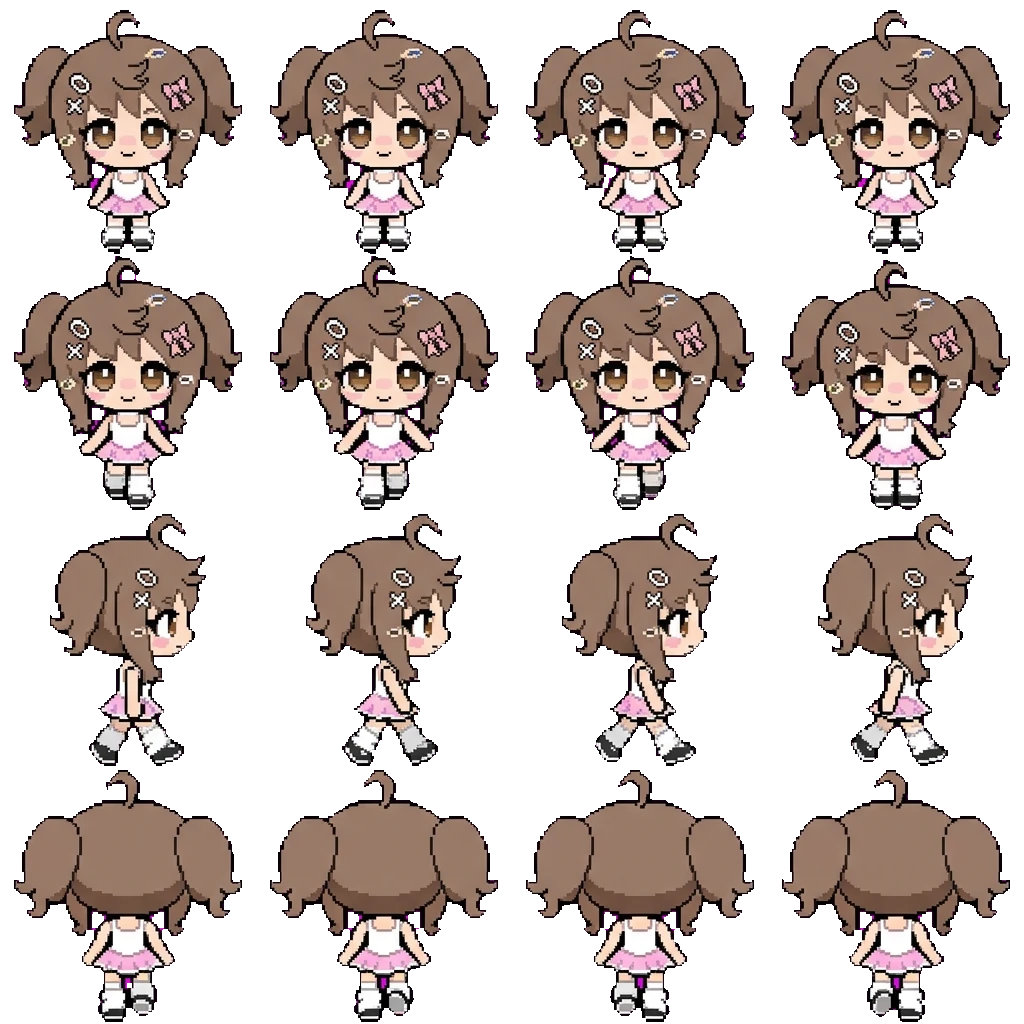 Mika movement sprite