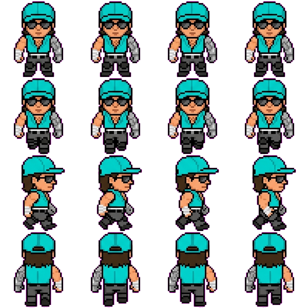 Young John Dutchman movement sprite