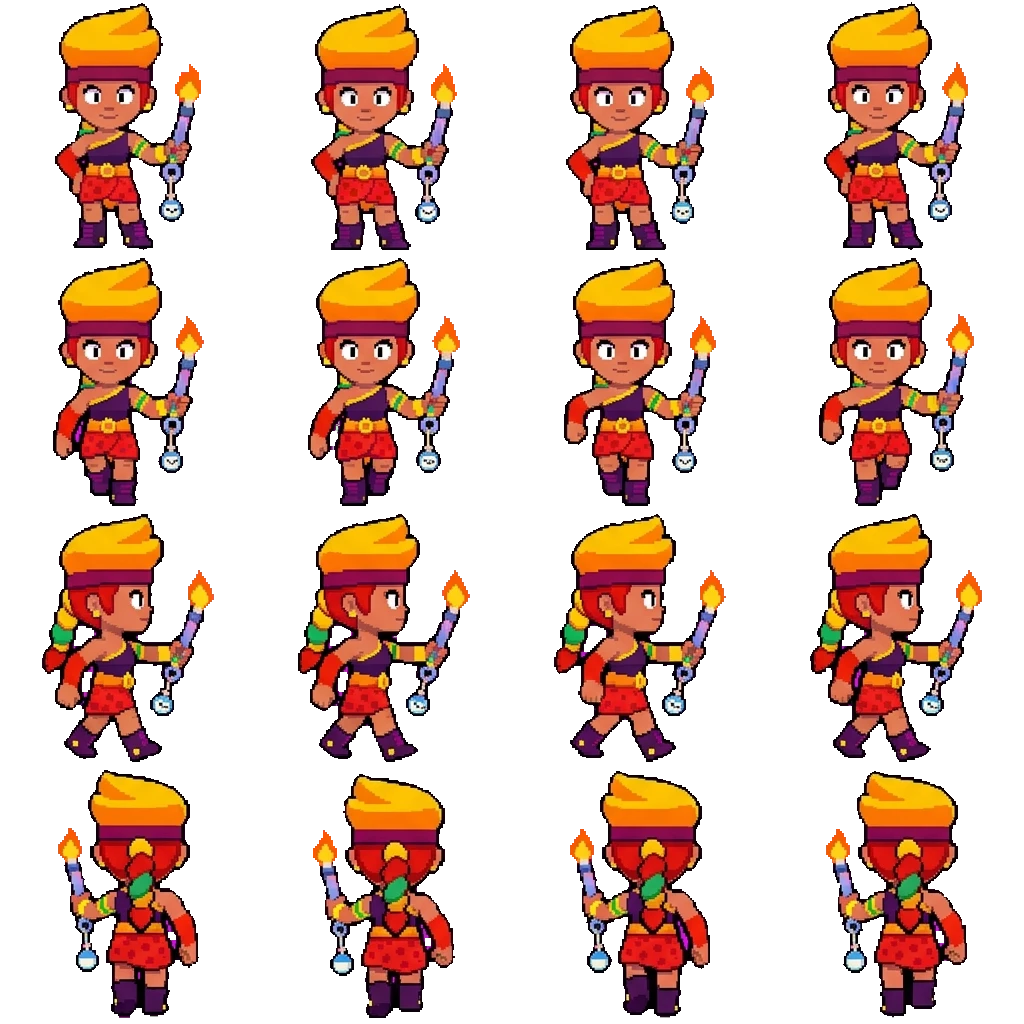Amber movement sprite