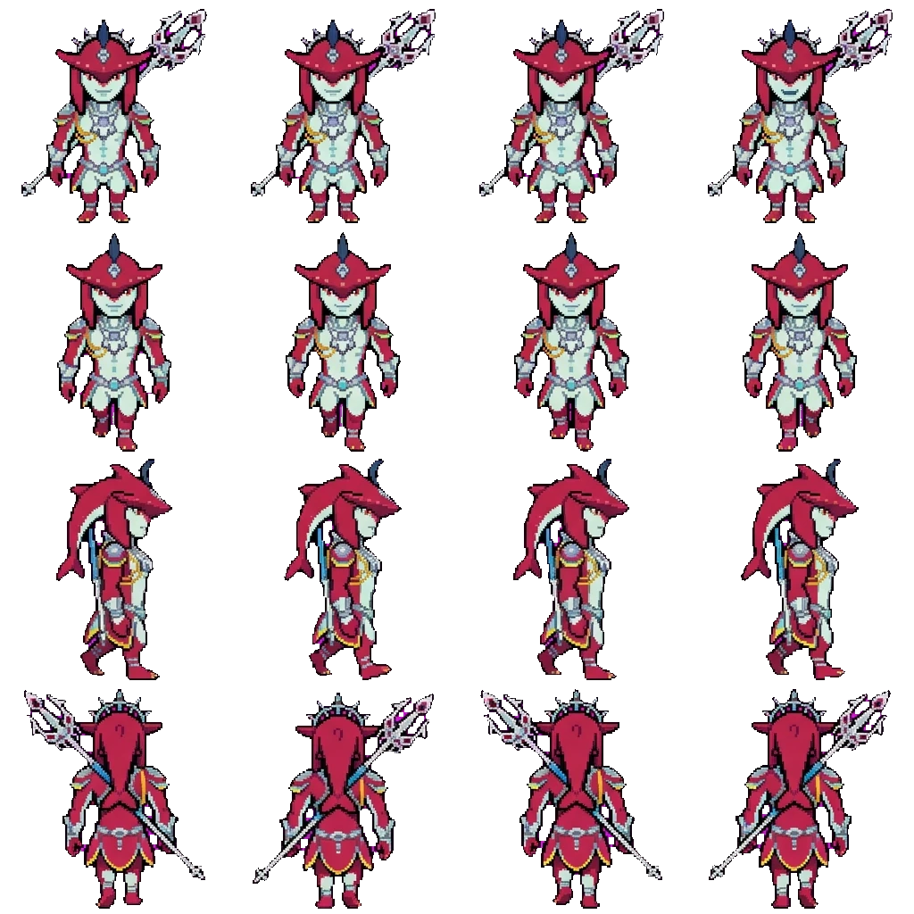 Sidon movement sprite