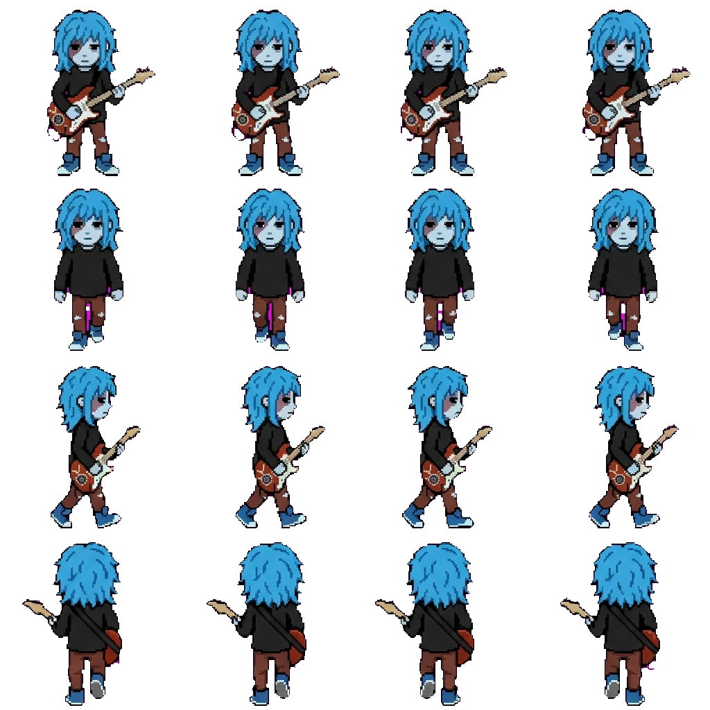 Sally Face movement sprite