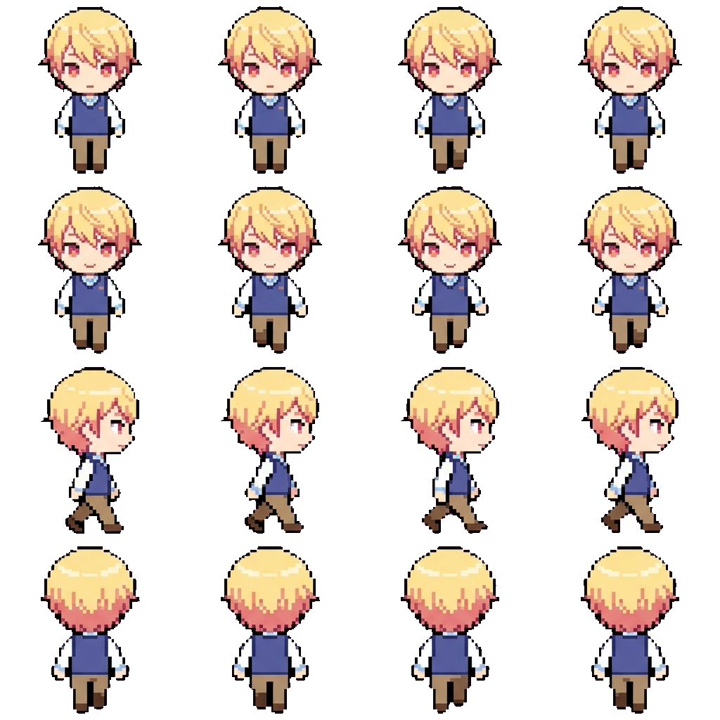 Tsukasa Tenma movement sprite