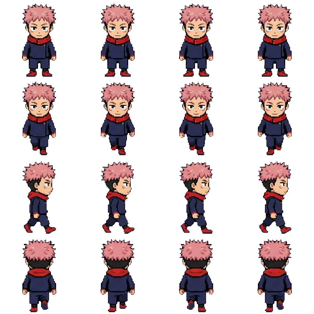 yuji movement sprite