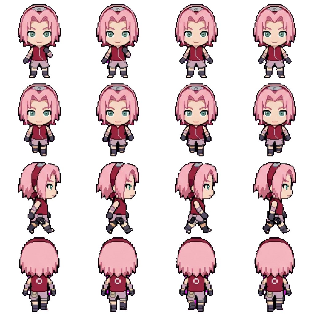 Сакура Харуно movement sprite