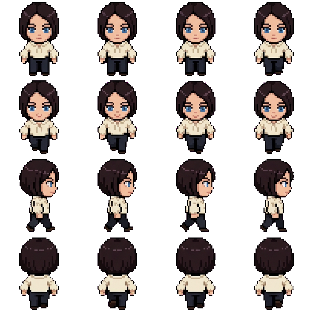 Надя movement sprite