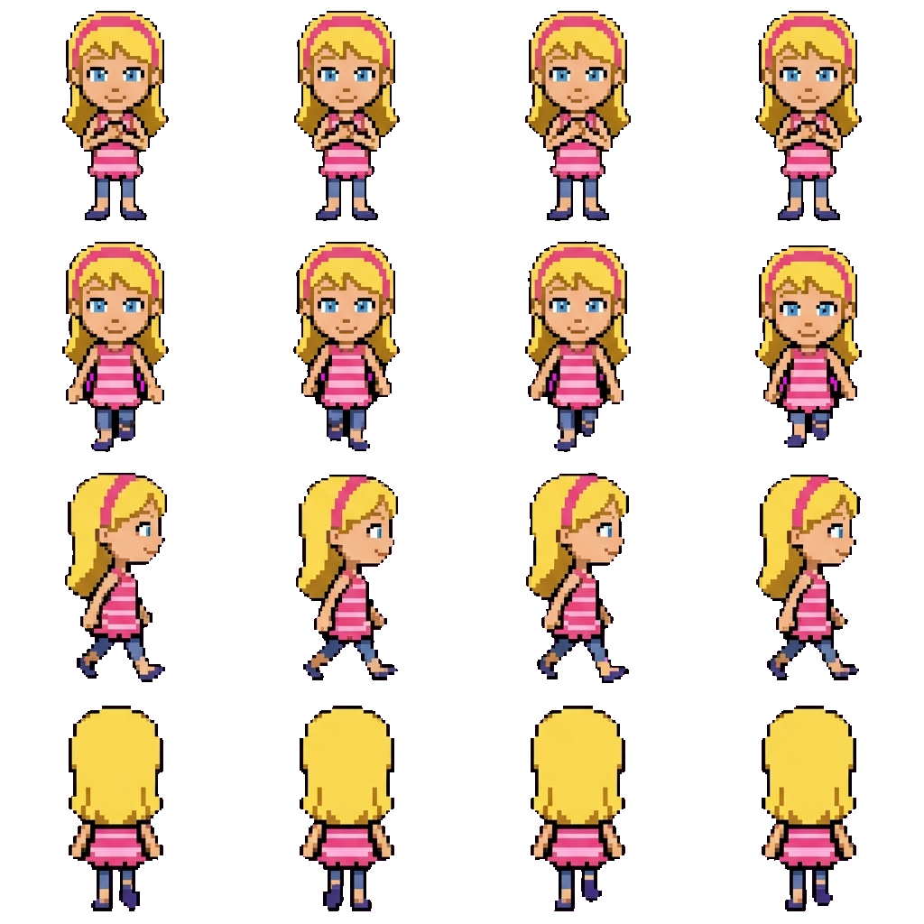 Katie movement sprite