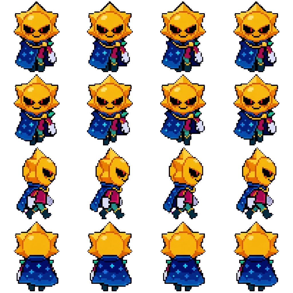 Sirius movement sprite