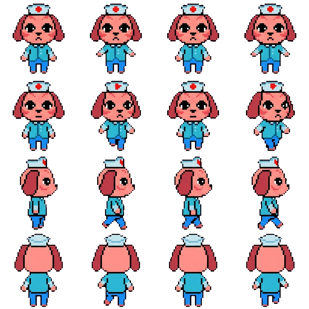 Nurse movement sprite