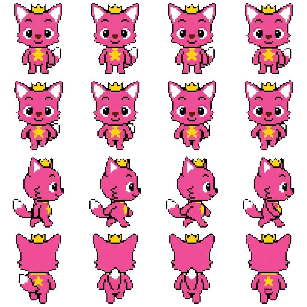 Pinkfong movement sprite