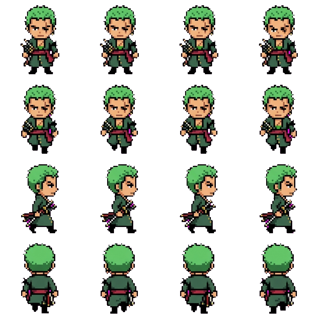 Zoro movement sprite