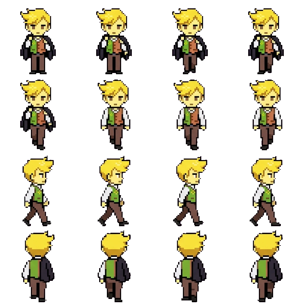 Flowery movement sprite