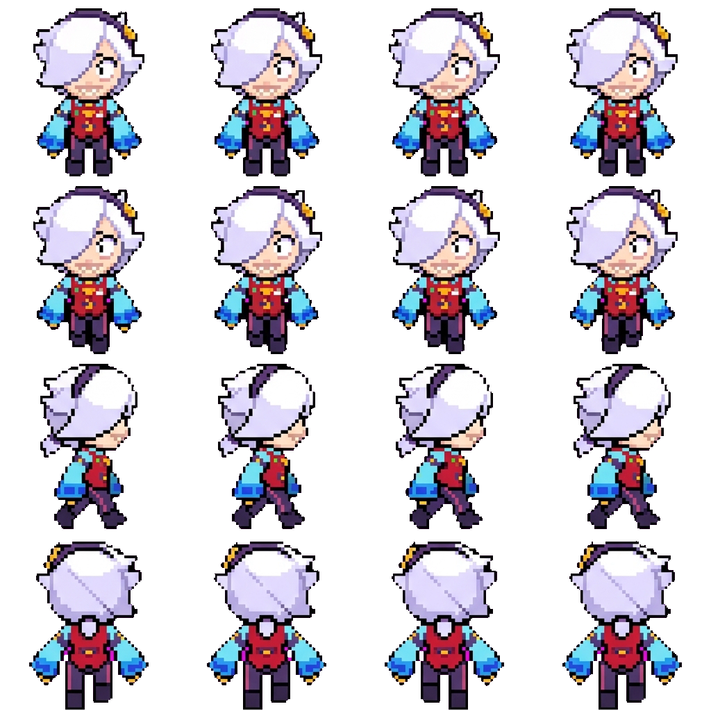 Collet movement sprite