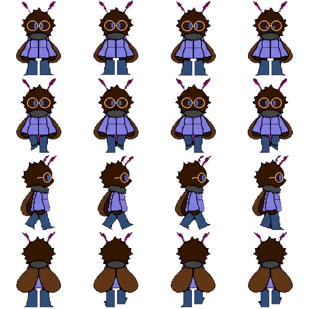 Ash movement sprite