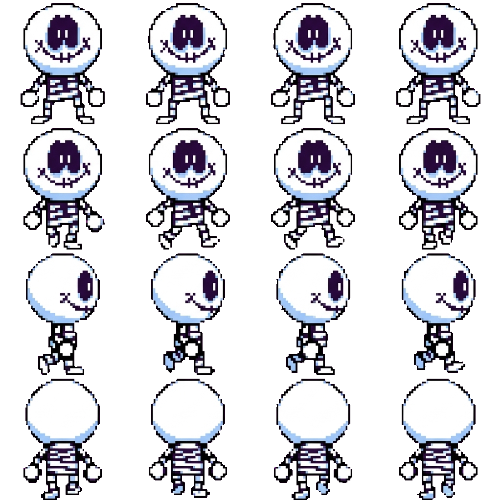 Skid movement sprite