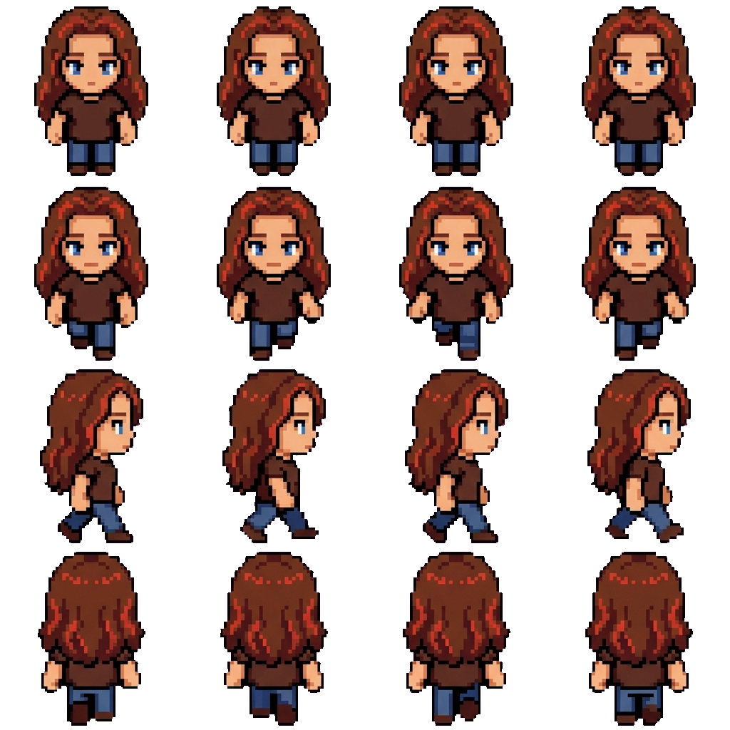 Полина movement sprite