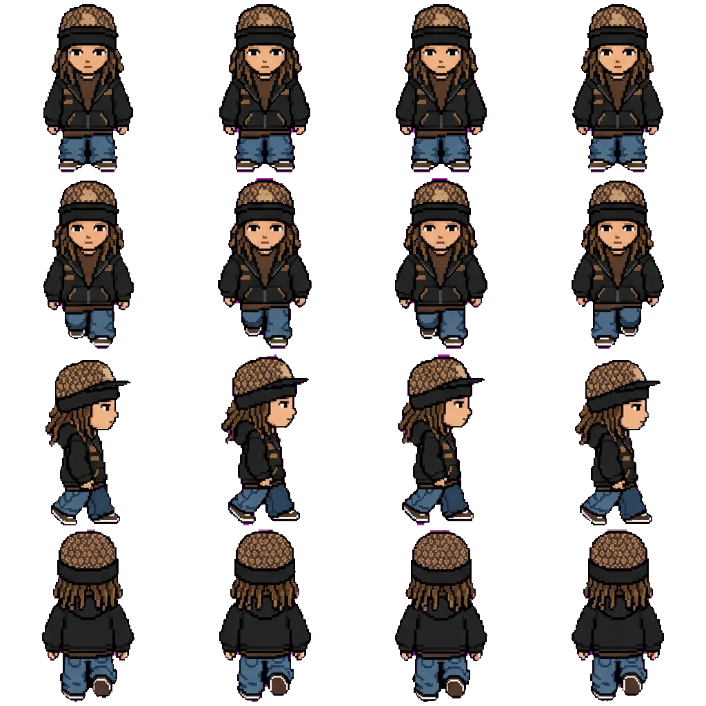 Tom Kaulitz movement sprite