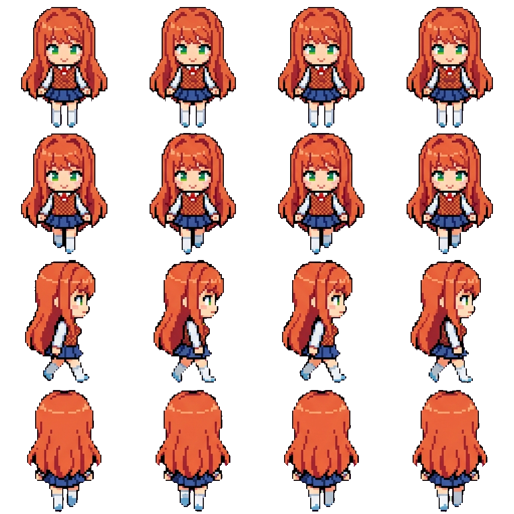 Kaori movement sprite