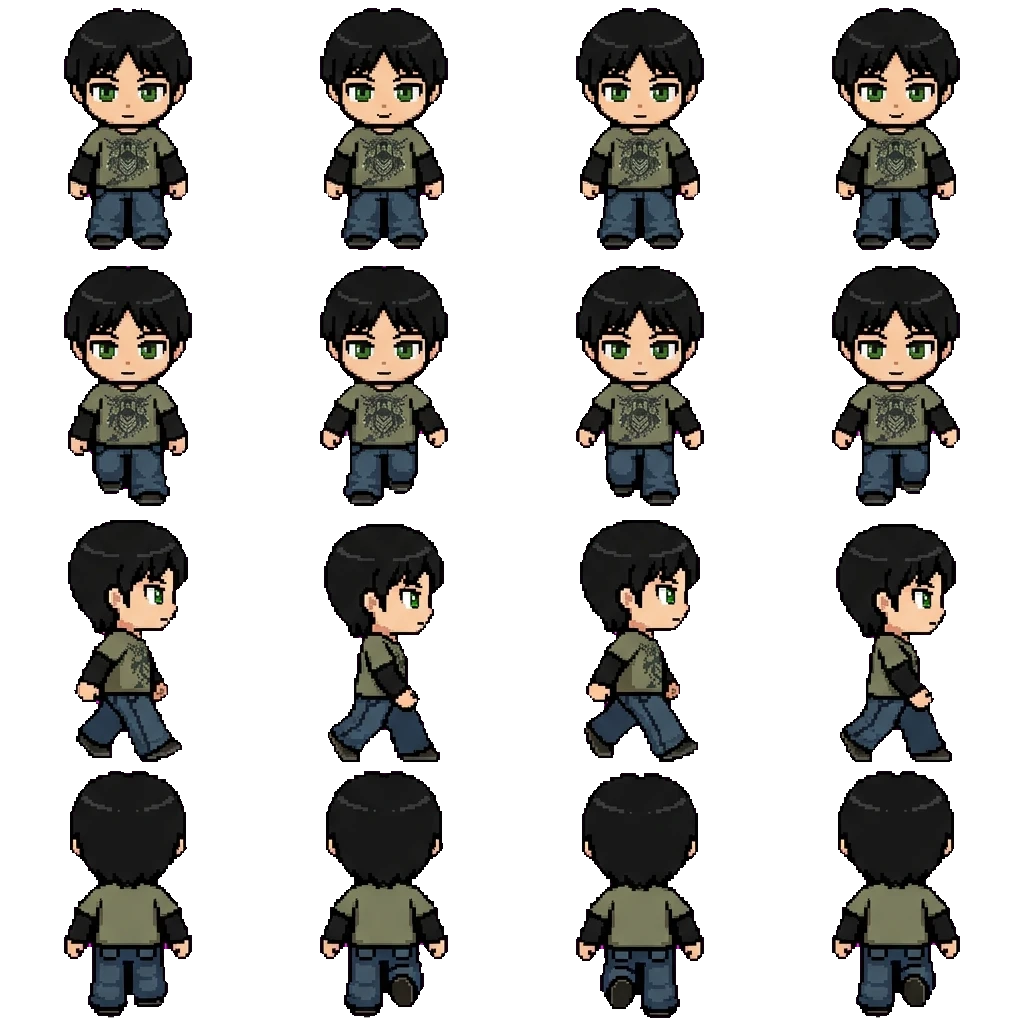 Levi movement sprite