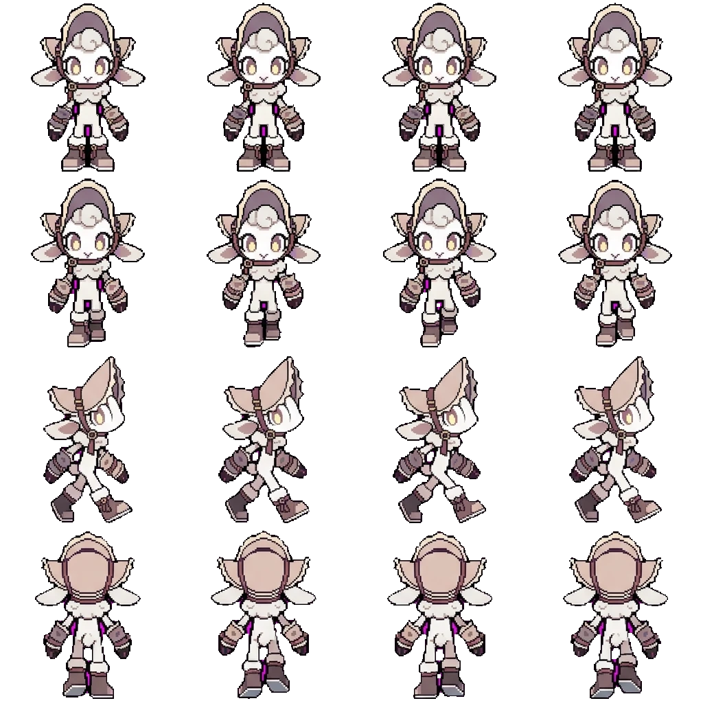 Clarissa movement sprite