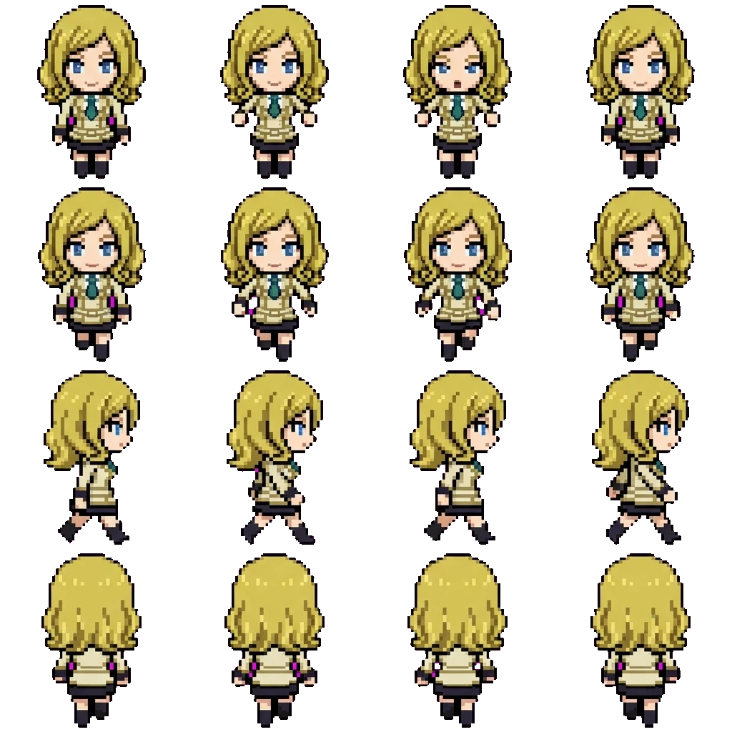 Milly Ashford movement sprite