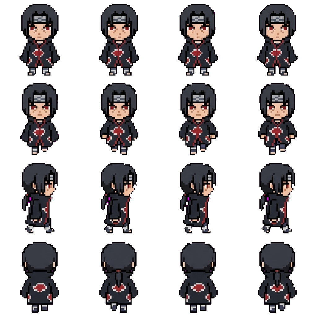 Uchiha Itachi movement sprite