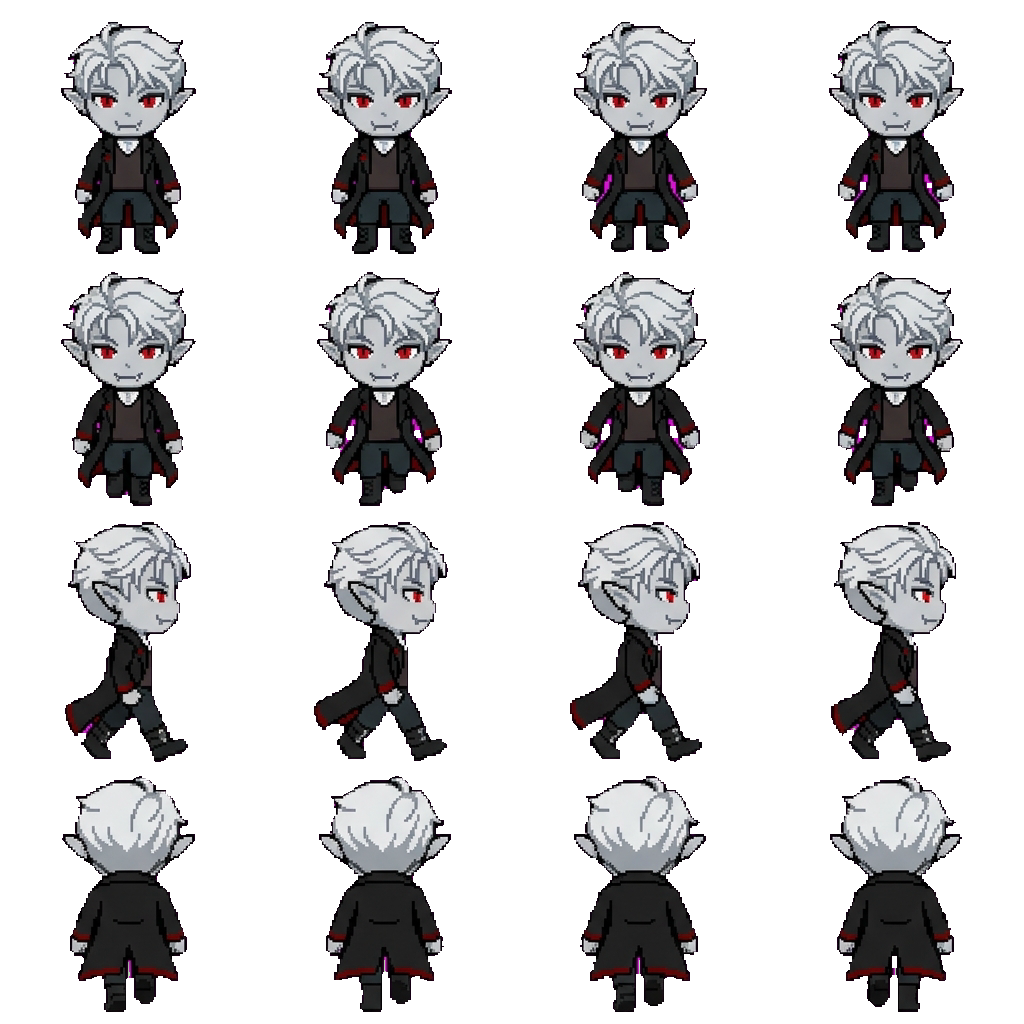 Roman Dracula movement sprite