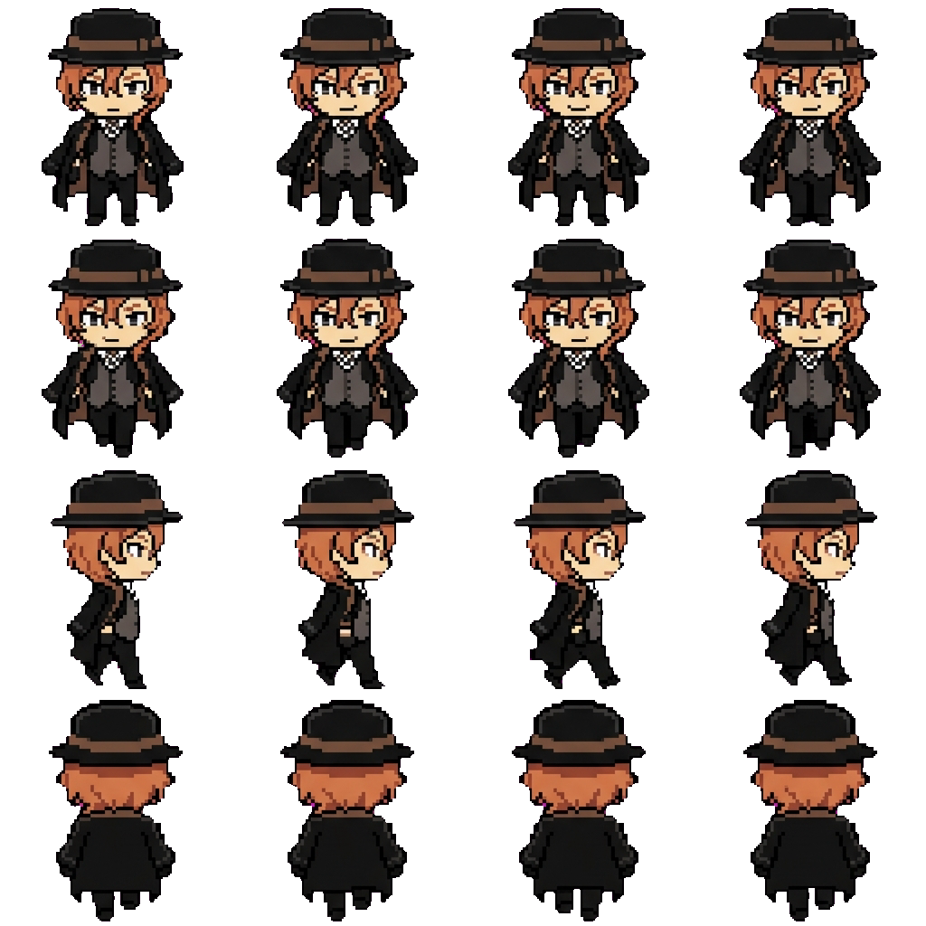 Nakahara Chuuya movement sprite