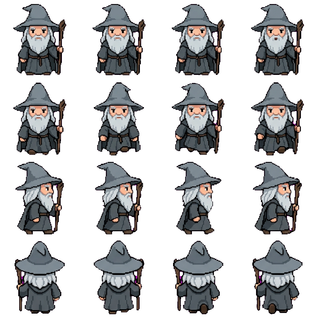Gandalf movement sprite