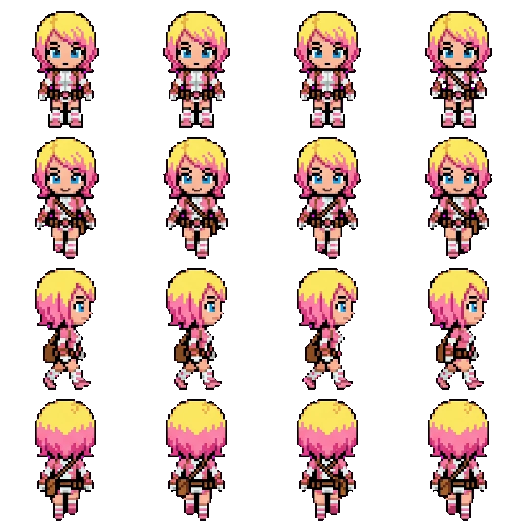 Gwenpool movement sprite