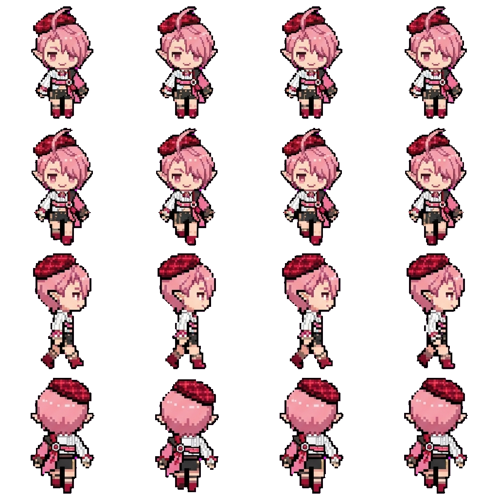 Aster movement sprite