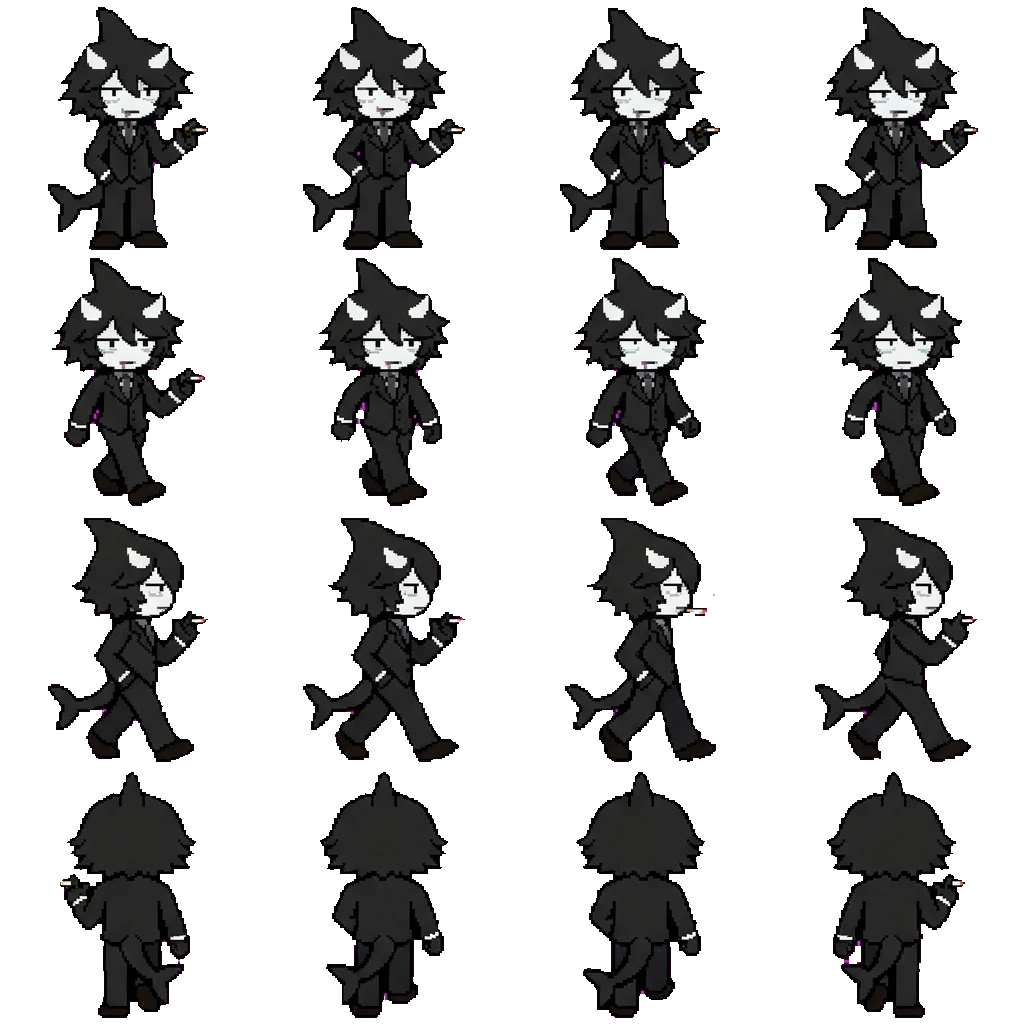 Idate Orca movement sprite
