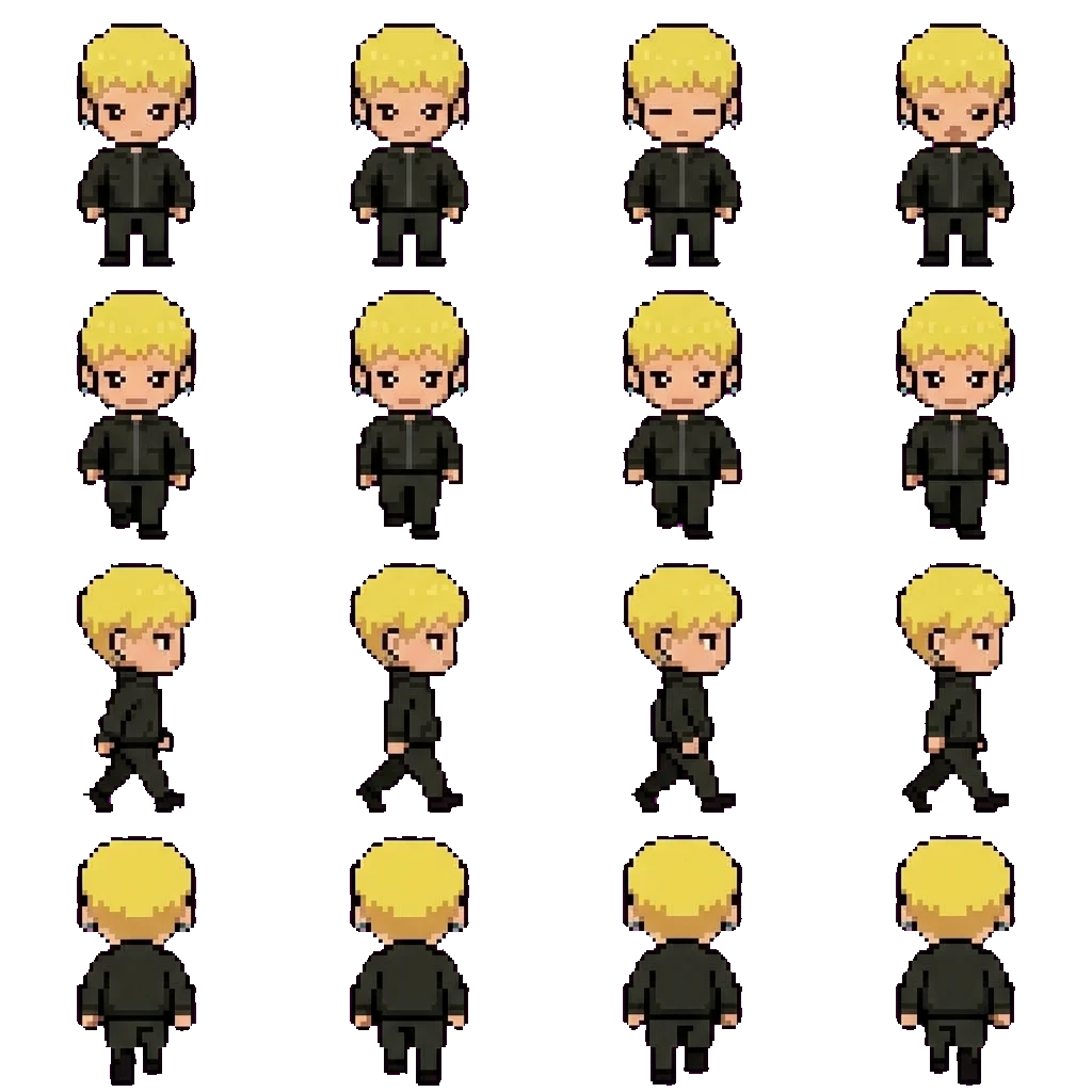 Bang chan movement sprite