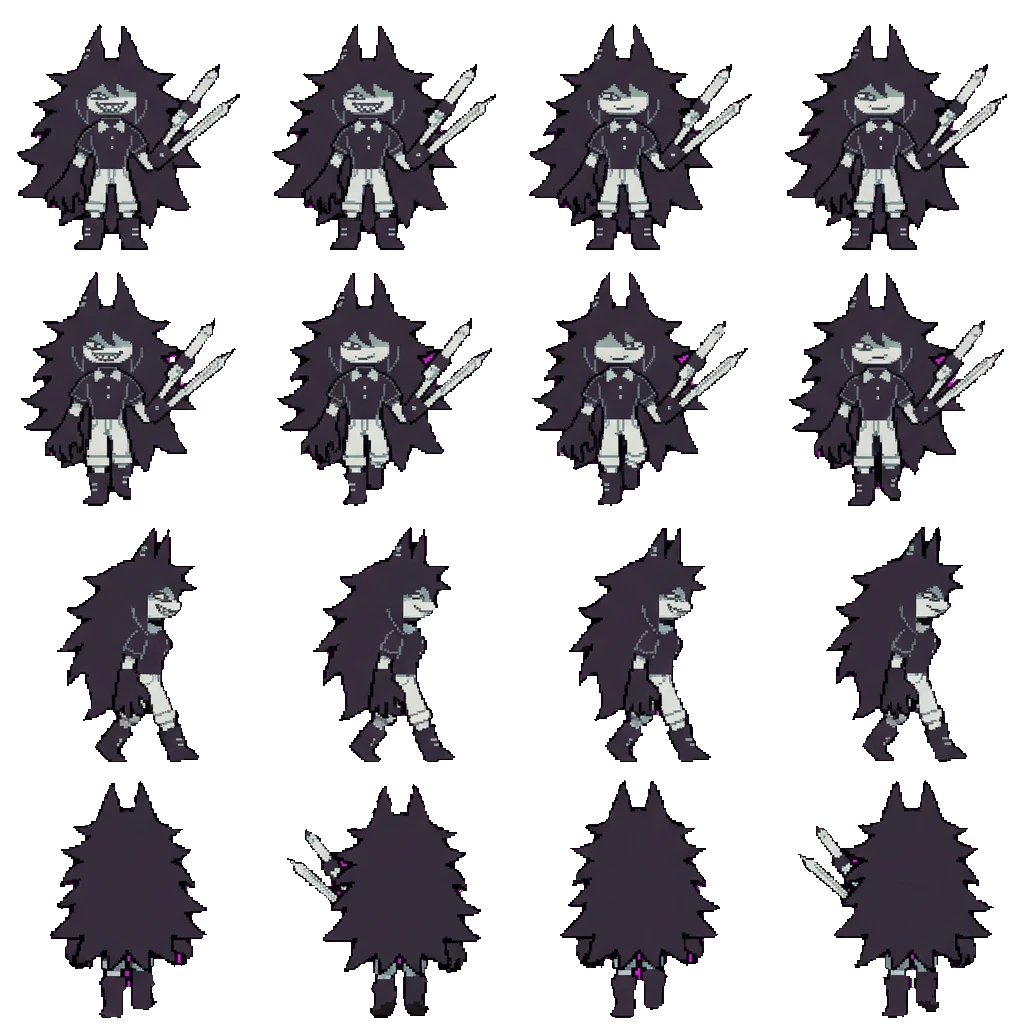 Miss Circle movement sprite
