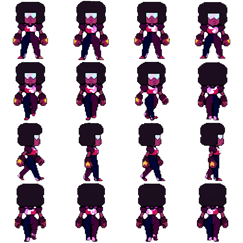 Garnet movement sprite